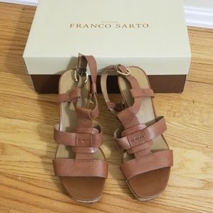 Franco Sarto saddle leather sandal